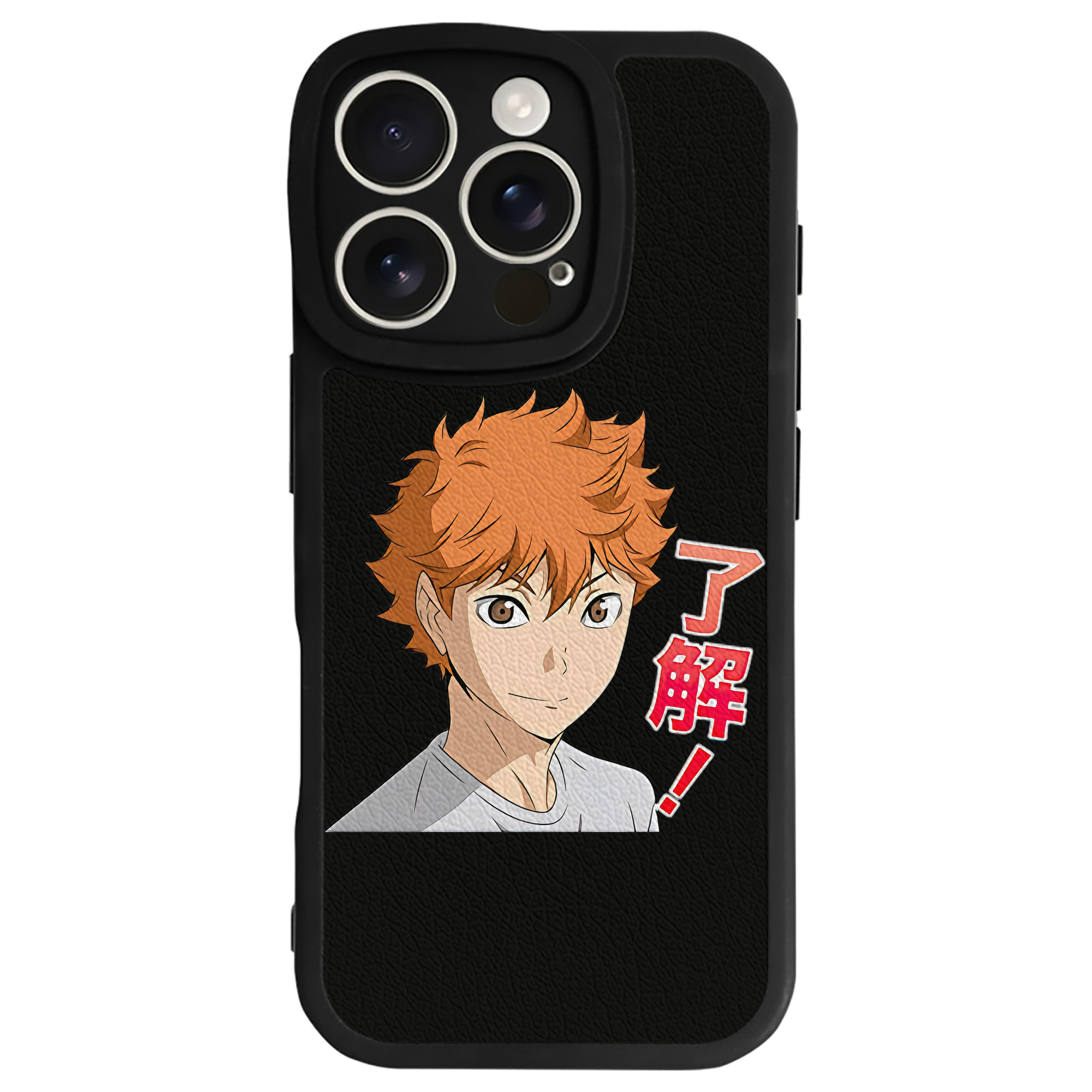 （画像用） ハイキュー!! Haikyu!! 【iPhone 16シリーズ対応】シリコンスマホケース（レザー調） 材質：シリコン
